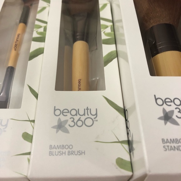 Beauty 360 Bamboo Makeup Brushes Lot - Picture 4 of 5